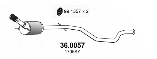 Catalyseur ASSO 36.0057