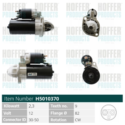 Démarreur HOFFER H5010370