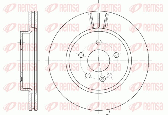 Disque de frein REMSA 6782.10