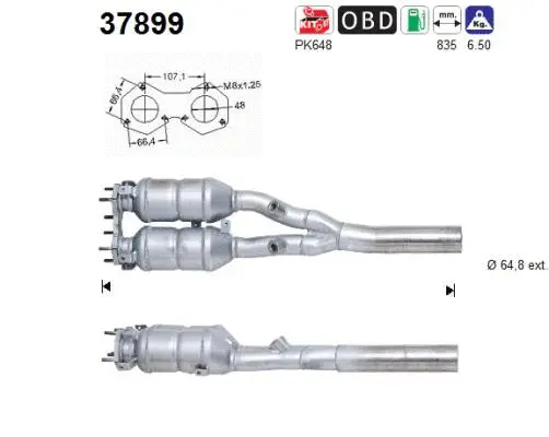 Catalyseur AS 37899