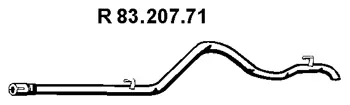 Tuyau d'échappement EBERSPÄCHER 83.207.71