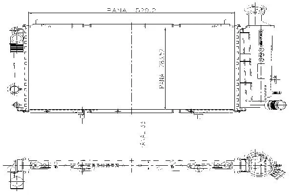 Radiateur, refroidissement du moteur ORDONEZ 1020802808