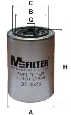 Filtre à carburant MFILTER DF 3523