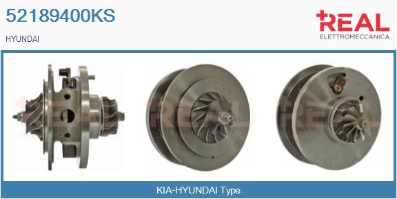 Groupe carter, turbocompresseur REAL 52189400KS
