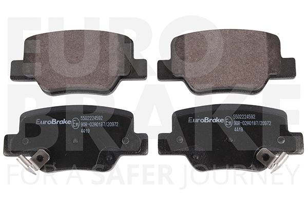 Kit de plaquettes de frein, frein à disque EUROBRAKE 5502224592