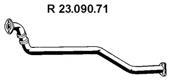 Tuyau d'échappement EBERSPÄCHER 23.090.71