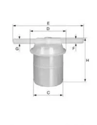 Filtre à carburant UNIFLUX FILTERS XB9