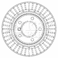 Disque de frein KEY PARTS KBD4464