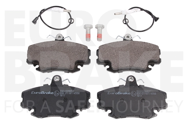 Kit de plaquettes de frein, frein à disque EUROBRAKE 5502229957