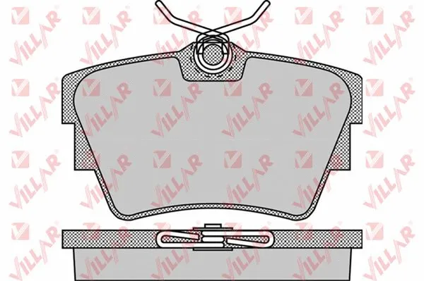 Kit de plaquettes de frein, frein à disque VILLAR 626.0946