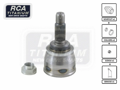 Jeu de joints, arbre de transmission RCA FRANCE SU027