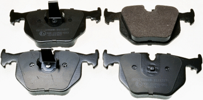 Kit de plaquettes de frein, frein à disque DENCKERMANN B111217