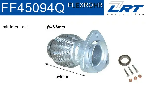 Tuyau flexible, échappement LRT FF45094Q