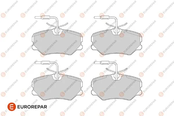 Kit de plaquettes de frein, frein à disque EUROREPAR 1686277080