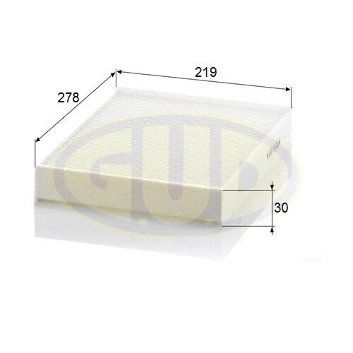 Filtre, air de l'habitacle G.U.D. GCF2842