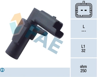 Capteur d'angle, vilebrequin FAE 79249