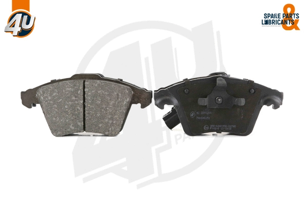 Kit de plaquettes de frein, frein à disque 4U Autoparts 22512VV