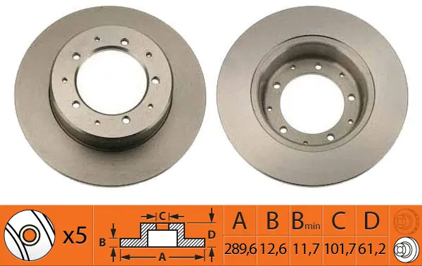 Disque de frein SB BR47101
