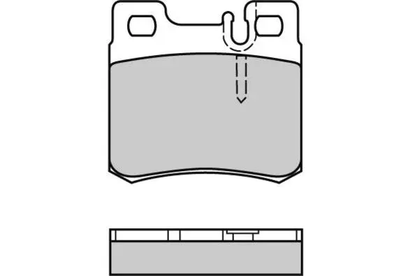 Kit de plaquettes de frein, frein à disque E.T.F. 12-0495