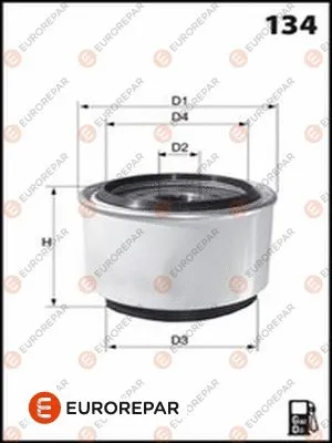 Filtre à carburant EUROREPAR 1643629580