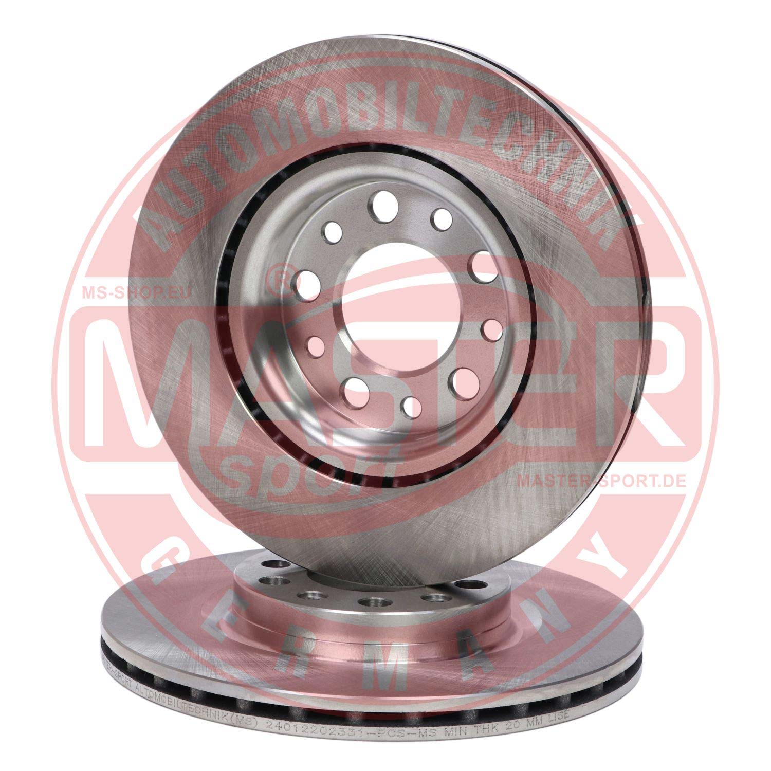 Disque de frein MASTER-SPORT GERMANY 24012202331-SET-MS