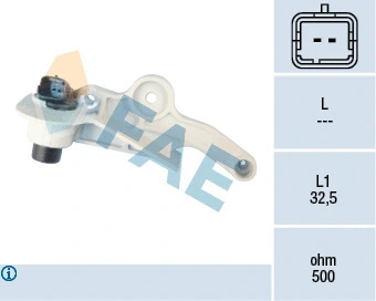Capteur d'angle, vilebrequin FAE 79119