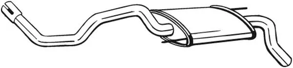 Silencieux arrière BOSAL 233-605