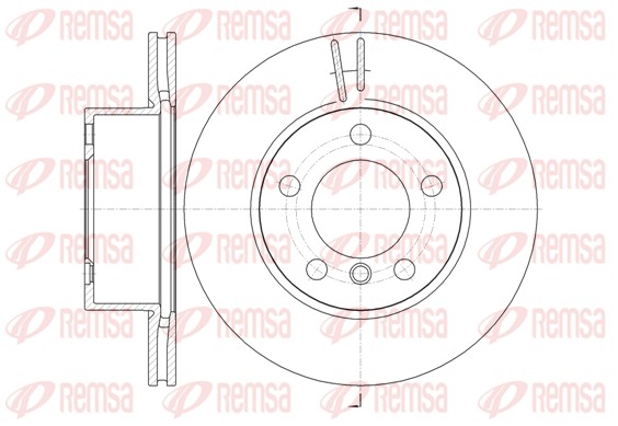 Disque de frein REMSA 61448.10