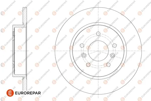 Disque de frein EUROREPAR 1667865180