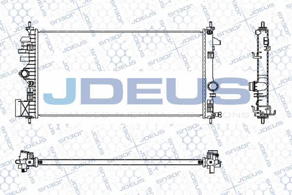 Radiateur, refroidissement du moteur JDEUS M-0201130