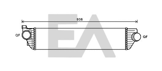 Refroidisseur d'air de suralimentation EACLIMA 36A60041
