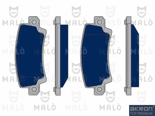 Kit de plaquettes de frein, frein à disque AKRON-MALÒ 1050049