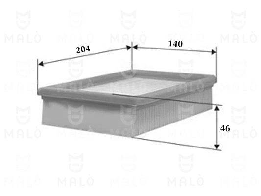 Filtre à air AKRON-MALÒ 1500381