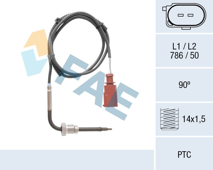 Capteur, température des gaz FAE 68068