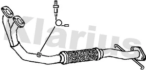 Tuyau d'échappement KLARIUS 301069