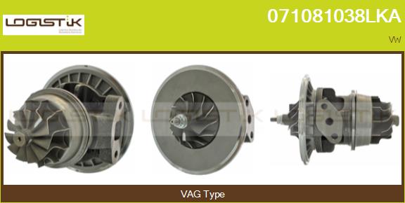 Groupe carter, turbocompresseur LGK 071081038LKA