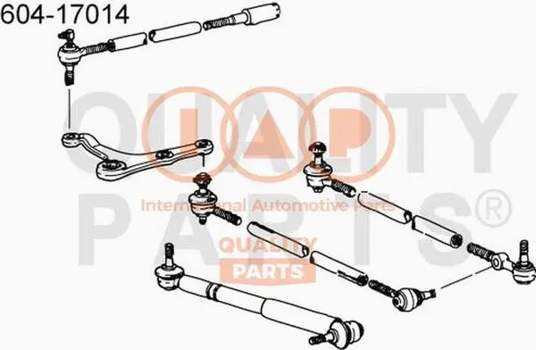 Rotule de barre de connexion IAP QUALITY PARTS 604-17014