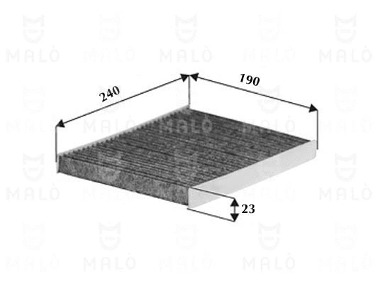 Filtre, air de l'habitacle AKRON-MALÒ 1531561