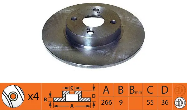 Disque de frein SB BR21146