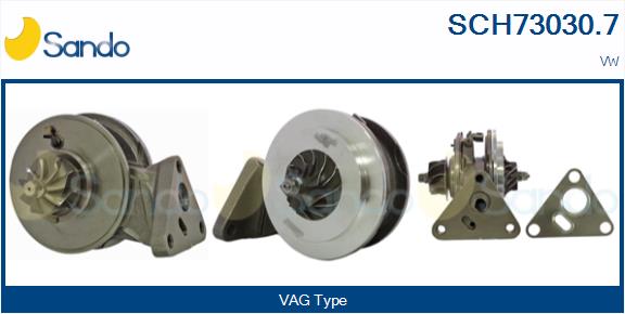 Groupe carter, turbocompresseur SANDO SCH73030.7