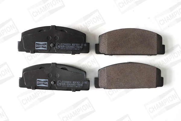 Kit de plaquettes de frein, frein à disque CHAMPION 572490CH