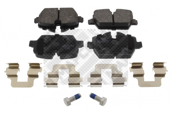 Kit de plaquettes de frein, frein à disque MAPCO 6802