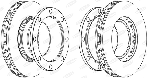 Disque de frein BERAL BCR325A