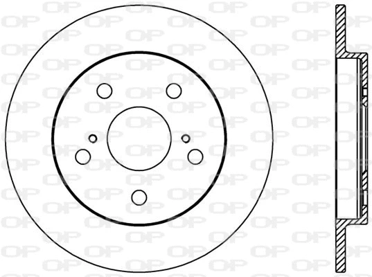 Disque de frein OPEN PARTS BDA2397.10