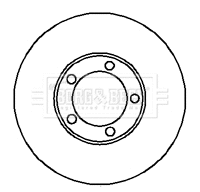 Disque de frein BORG & BECK BBD5847S