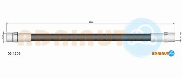 Flexible de frein ADRIAUTO 03.1209