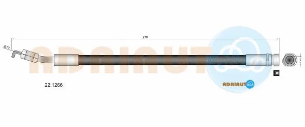 Flexible de frein ADRIAUTO 22.1266