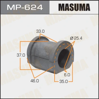 Coussinet de palier, stabilisateur MASUMA MP-624