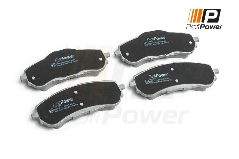 Kit de plaquettes de frein, frein à disque ProfiPower 1B1221