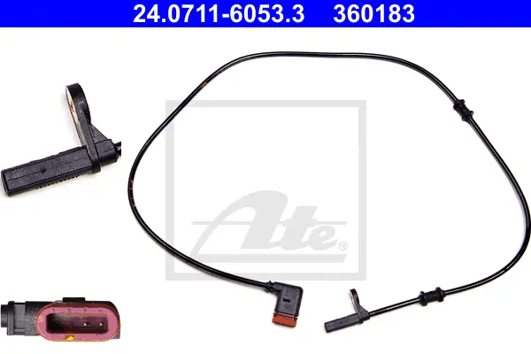 Capteur, vitesse de roue ATE-APAC 24.0711-6053.3